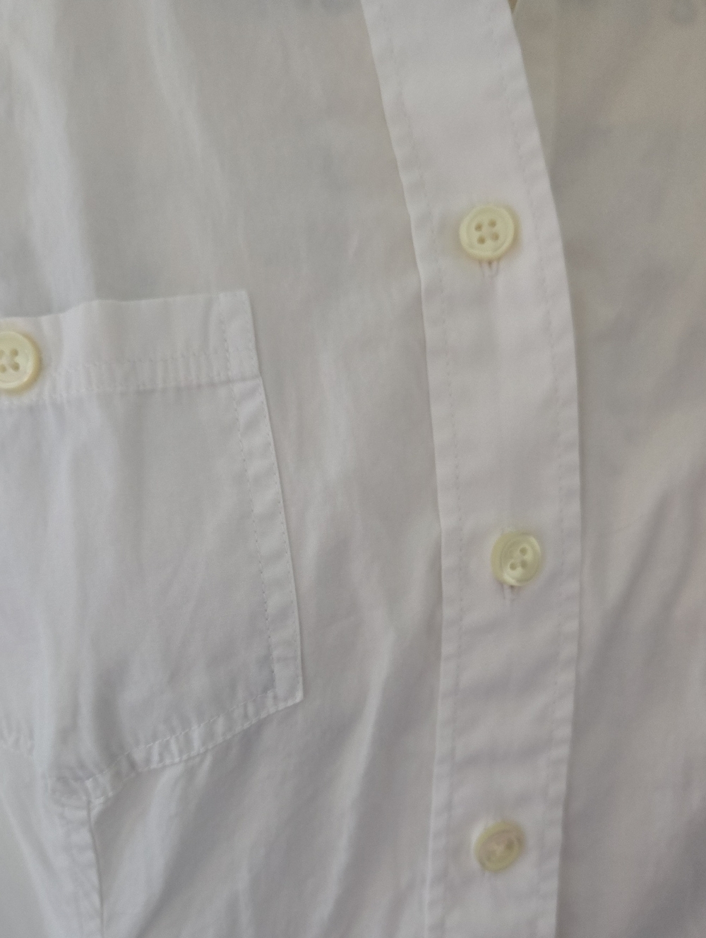 Banana Republic White Collared Shirt - Picture 3 of 8